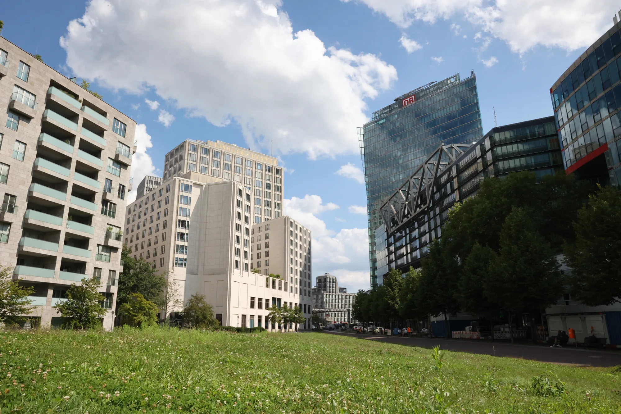 Les volumes contemporains autour du Potsdamer Platz.