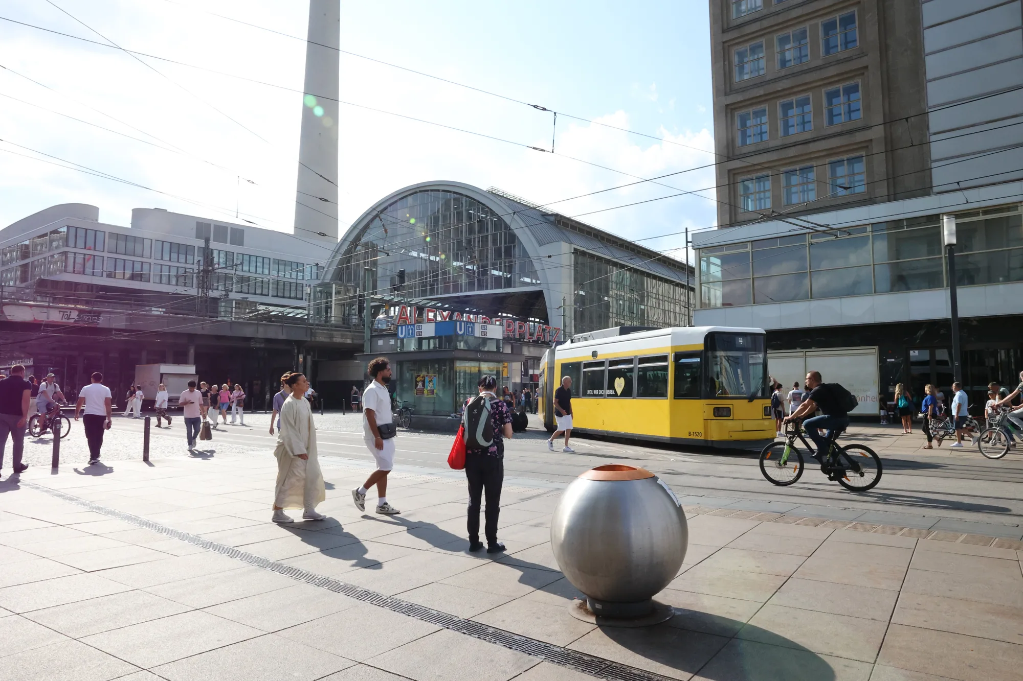 Les circulations autour d’Alexanderplatz.