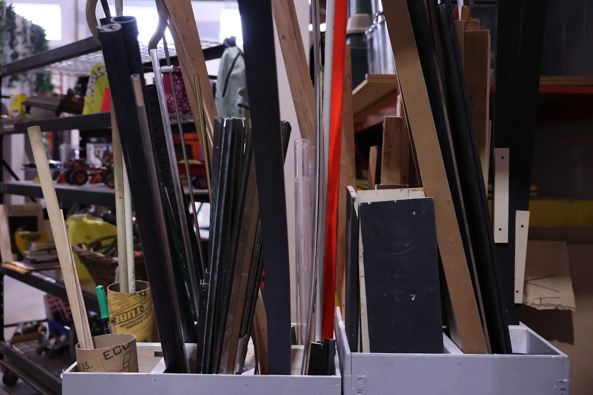 Une diversité d’objets et de matières.