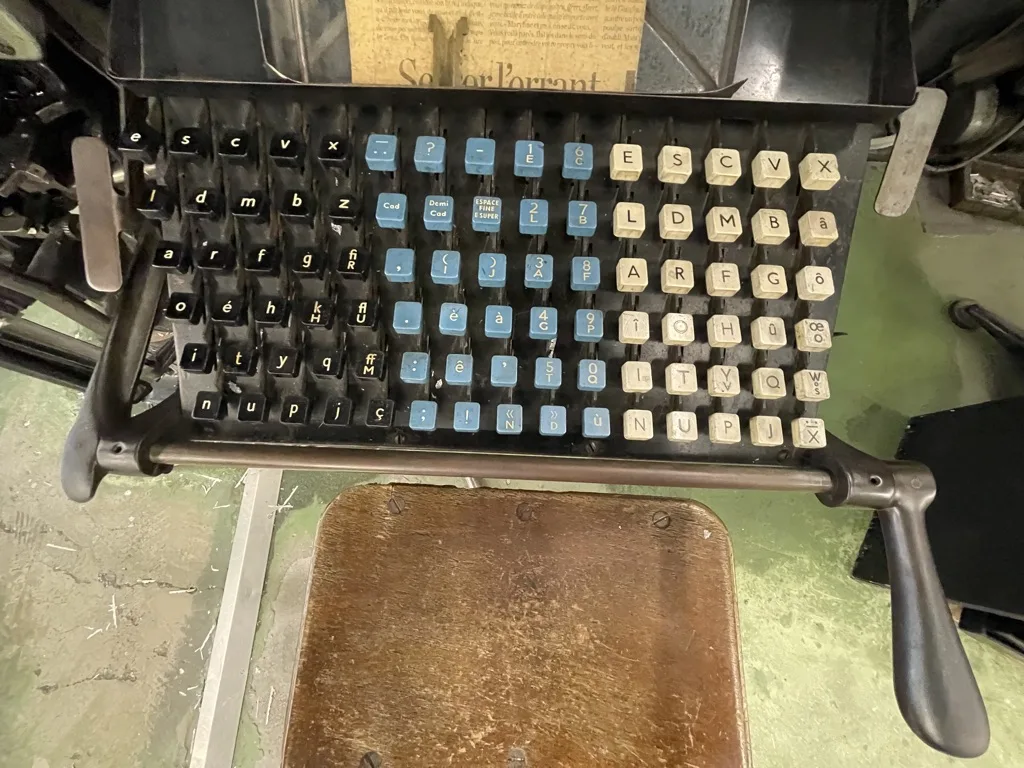 Une machine et ses principaux volumes.